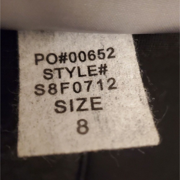 NYDJ High Waist Gray Black Lift Tuck Tech Knee Length Zip Pencil Skirt Women S - Picture 8 of 8